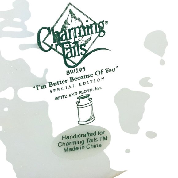 COPY - Fitz and Floyd Charming Tails I’m Butter Because of You Special Edition - Picture 8 of 14